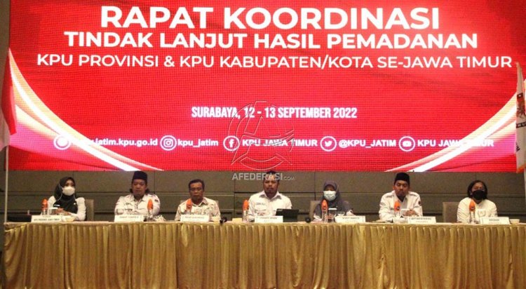 KPU Jatim Berharap Kabupaten/Kota Optimalkan  Data Pemilih